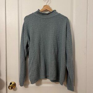 Vintage Blue Wool Sweater